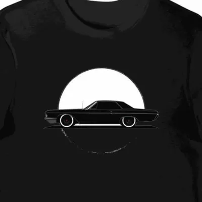 Koszulka męska czarna z Artystycznym Motywem Buick Riviera 1963