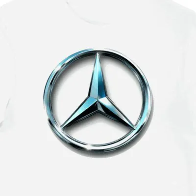 Koszulka męska biała ze Stylowym Logo Gwiazdy Automobilu