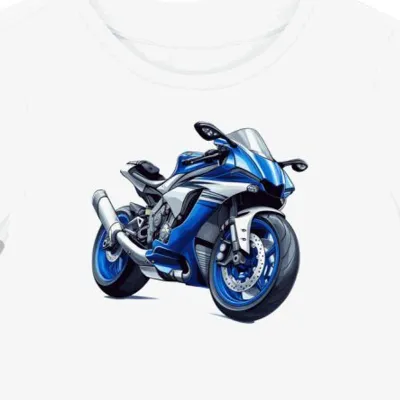 Koszulka damska biała Motocyklowy Świat Yamaha R1