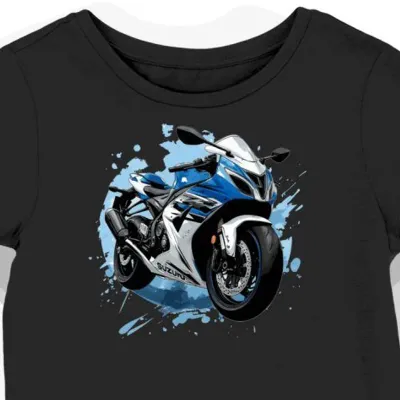 Koszulka damska czarna Z Pasją Motocyklizmu