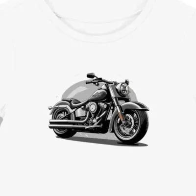 Koszulka damska biała Motocyklowa Elegancja i Siła