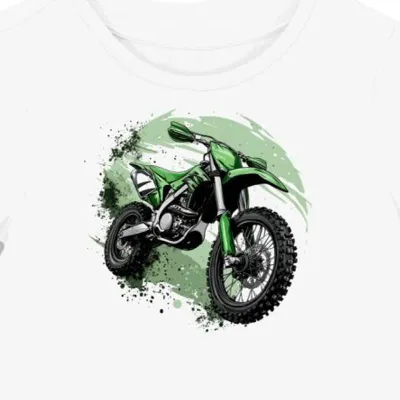 Koszulka damska biała Zmotoryzowany Styl KX450