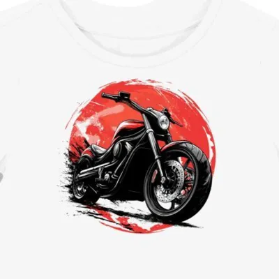 Koszulka damska biała Wolność Motocyklowa Honda Fury