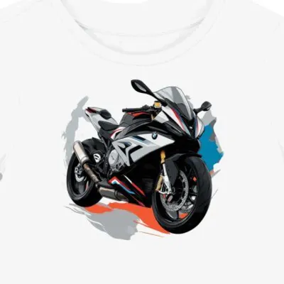 Koszulka damska biała Wyzwanie Szybkiego Motocykla