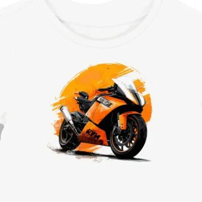 Koszulka damska biała Dynamiczny Styl Motocyklowy RC8