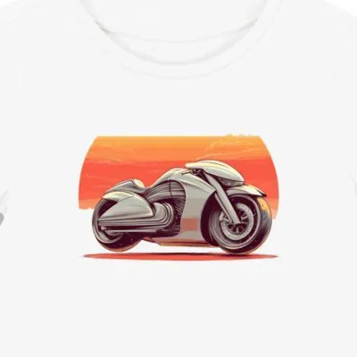 Koszulka damska biała Motocyklowe Marzenie