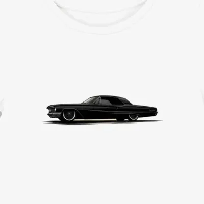 Koszulka damska biała Stylowa Elegancja Buick Riviera 1963