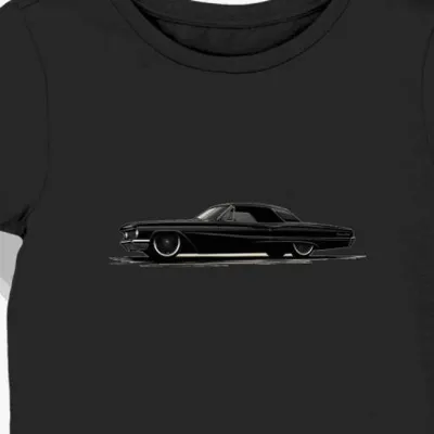 Koszulka damska czarna Stylowy Buick Riviera 1963 w Cieniu