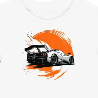 Koszulka damska biała Zmysłowa Dynamika Pagani Zonda