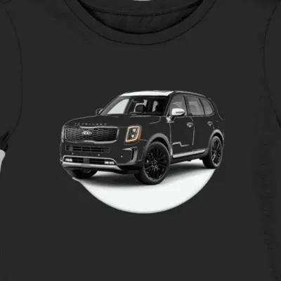 Koszulka damska czarna SUV Siła i Elegancja