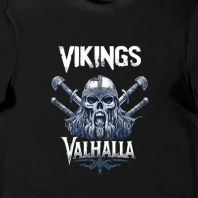 Koszulka Vikings Valhalla czarna