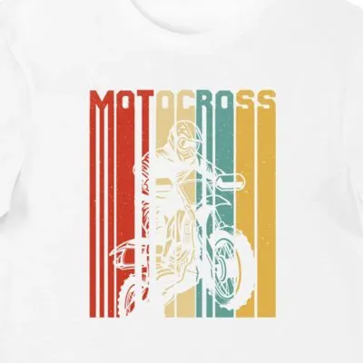 Koszulka męska dla motocyklisty motocross biała