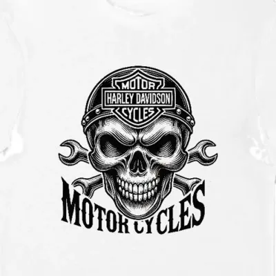 Koszulka męska z legendarnym Harley-Davidson biała