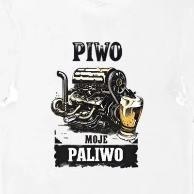 Koszulka Piwo moje paliwo biała