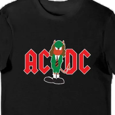 Koszulka męska ACDC czarna