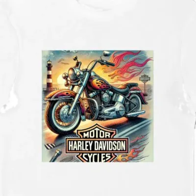 Koszulka męska motocyklowa Harley-Davidson biała
