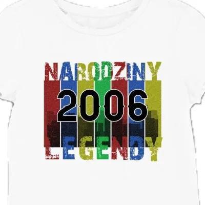 Koszulka damska 2006 18 urodziny narodziny legendy biała