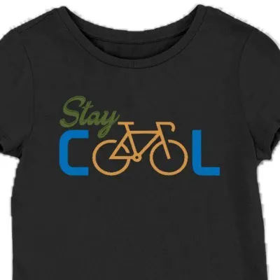 Koszulka damska stay cool rower czarna