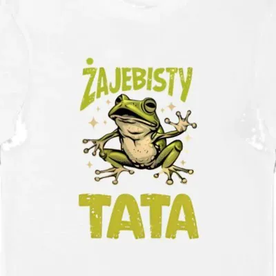 Koszulka żajebisty tata biała