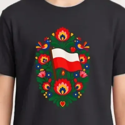 Czarna wersja tej koszulki