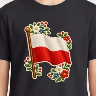 Czarna wersja tej koszulki