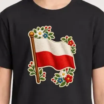 Czarna wersja tej koszulki