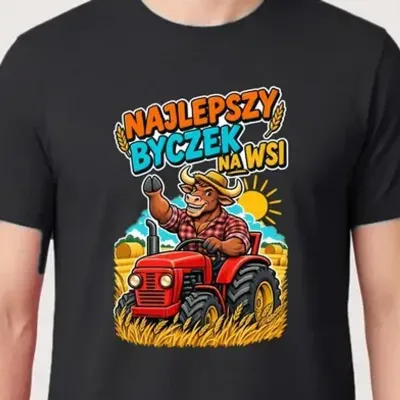 Czarna wersja tej koszulki