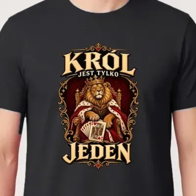 Czarna wersja tej koszulki