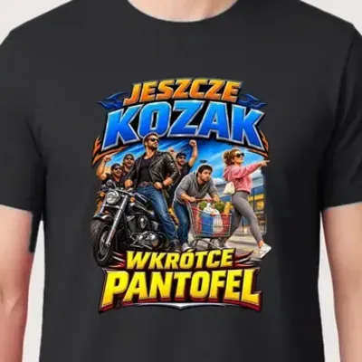 Czarna wersja tej koszulki