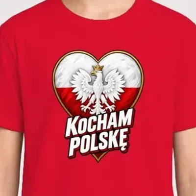 Czerwona wersja tej koszulki