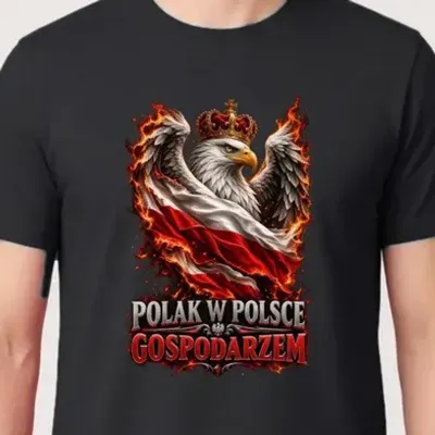 Czarna wersja tej koszulki