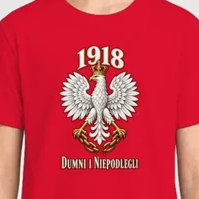 Czerwona wersja tej koszulki