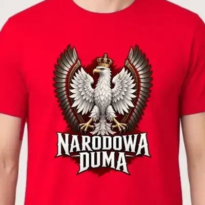 Czerwona wersja tej koszulki