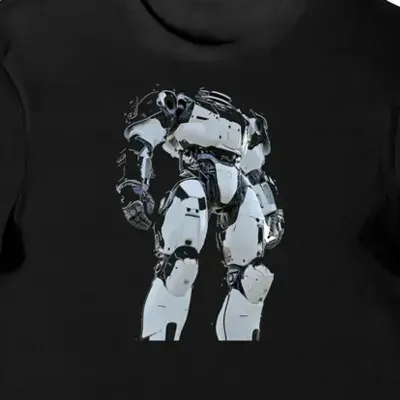 Koszulka męska czarna Mecha Patlabor