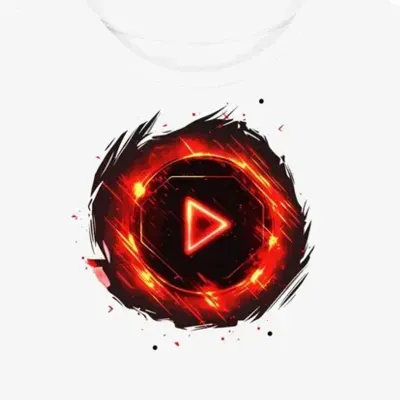 Koszulka damska biała z motywem YouTube Live